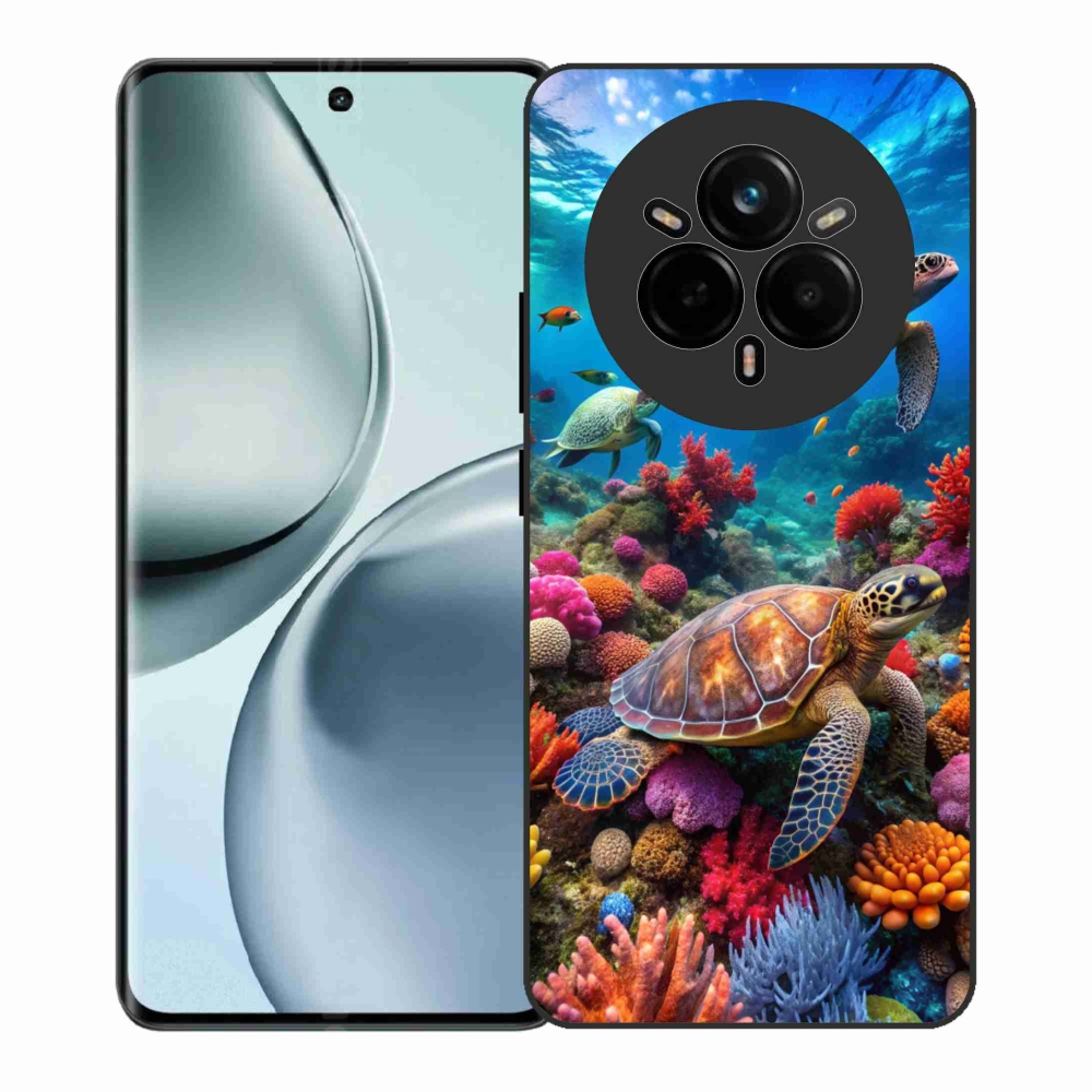 Gelový kryt mmCase na Realme 14 Pro+ 5G - mořský svět 2