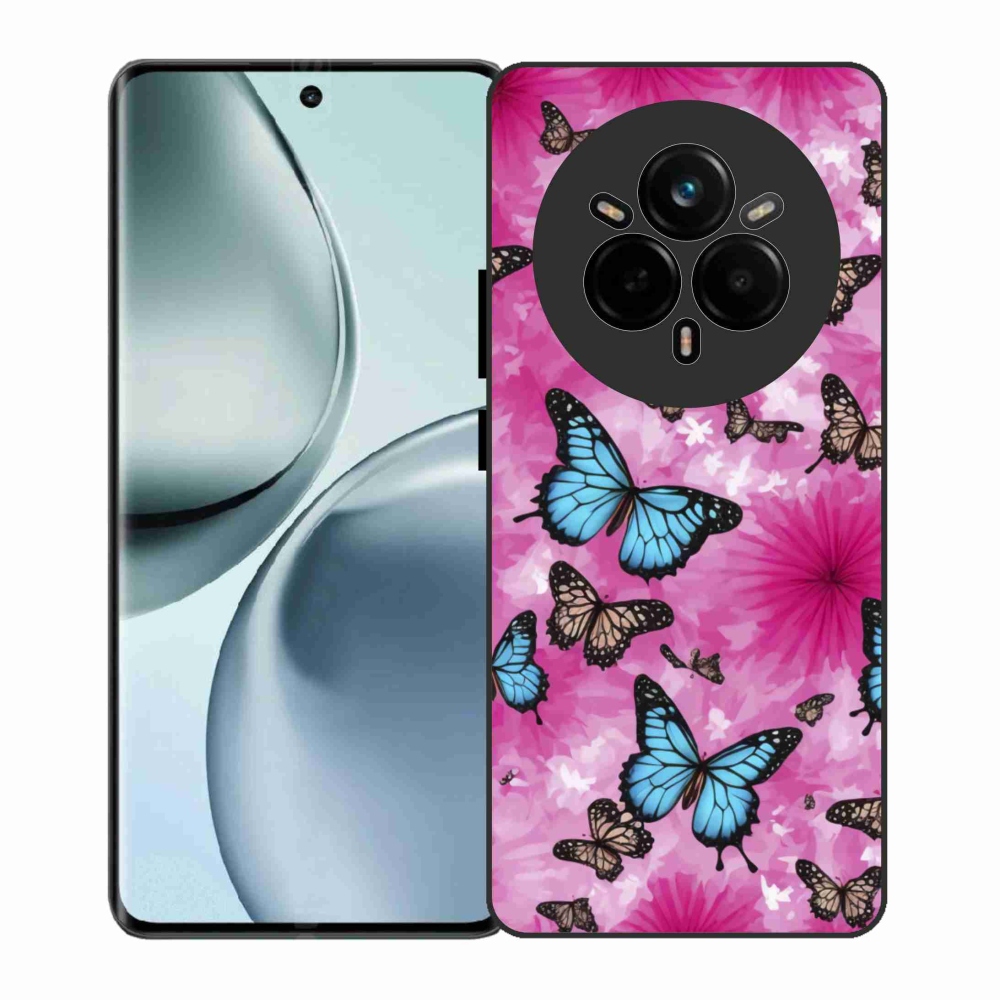 Gelový kryt mmCase na Realme 14 Pro 5G - motýlí zahrada