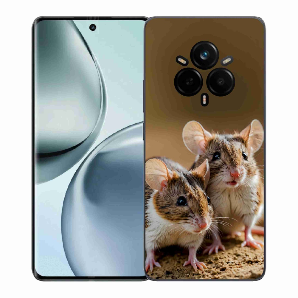 Gelový kryt mmCase na Realme 14 Pro 5G - myší duo