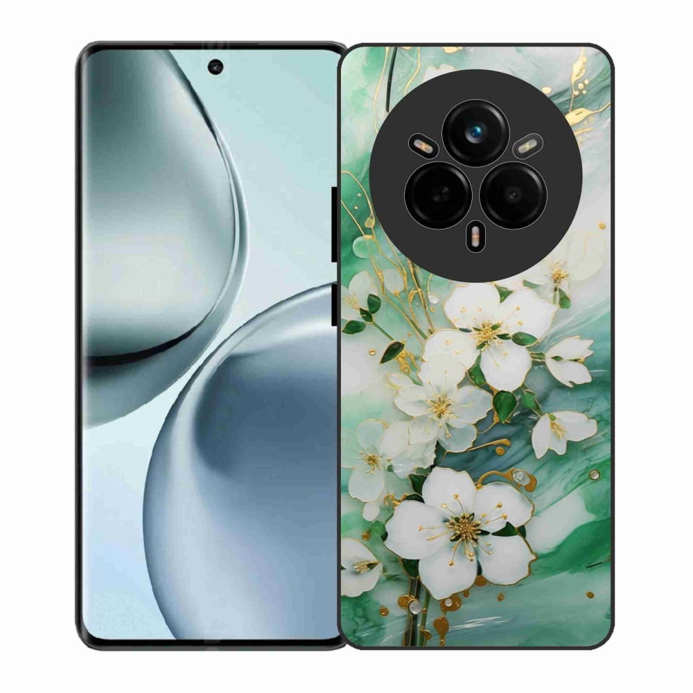 Gelový kryt mmCase na Realme 14 Pro 5G - něžné květy