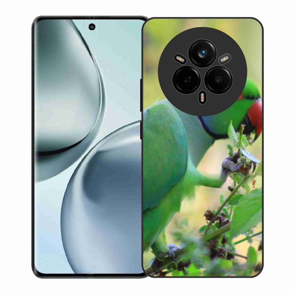 Gelový kryt mmCase na Realme 14 Pro+ 5G - papoušek alexandr