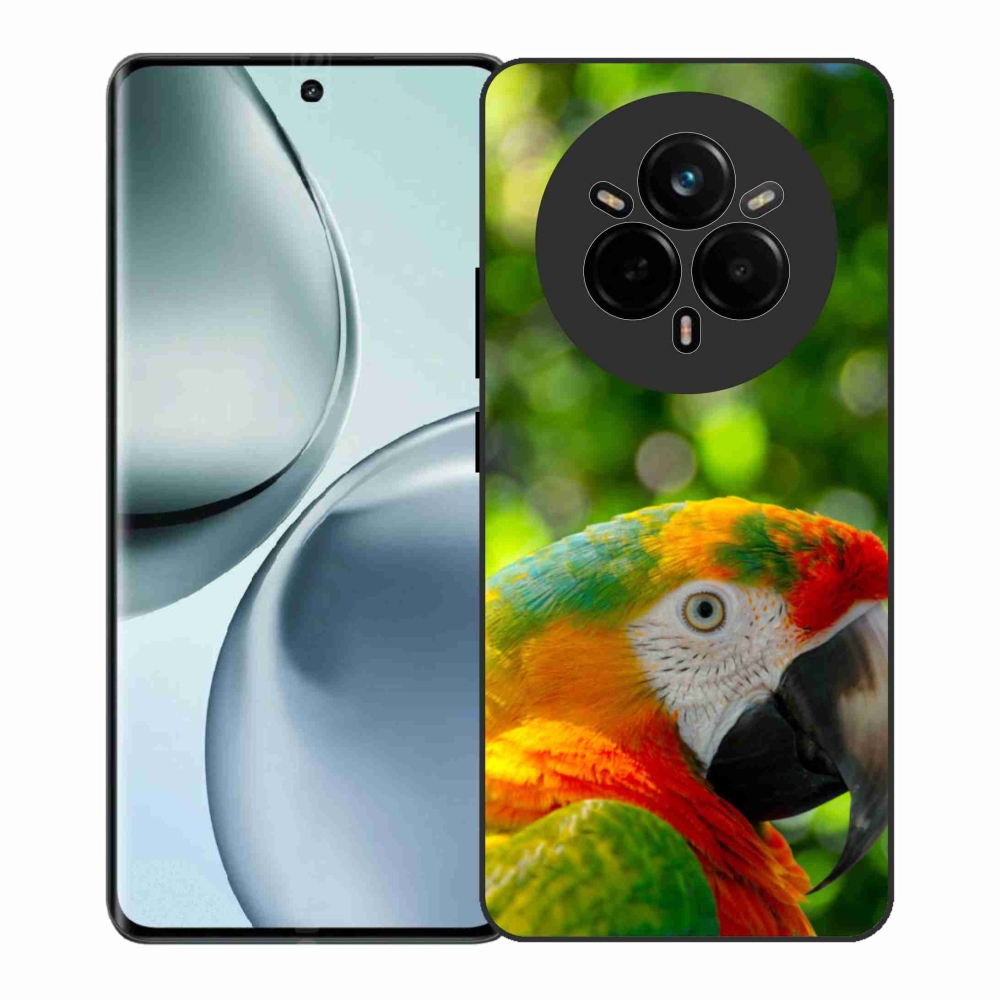 Gelový kryt mmCase na Realme 14 Pro+ 5G - papoušek ara 3
