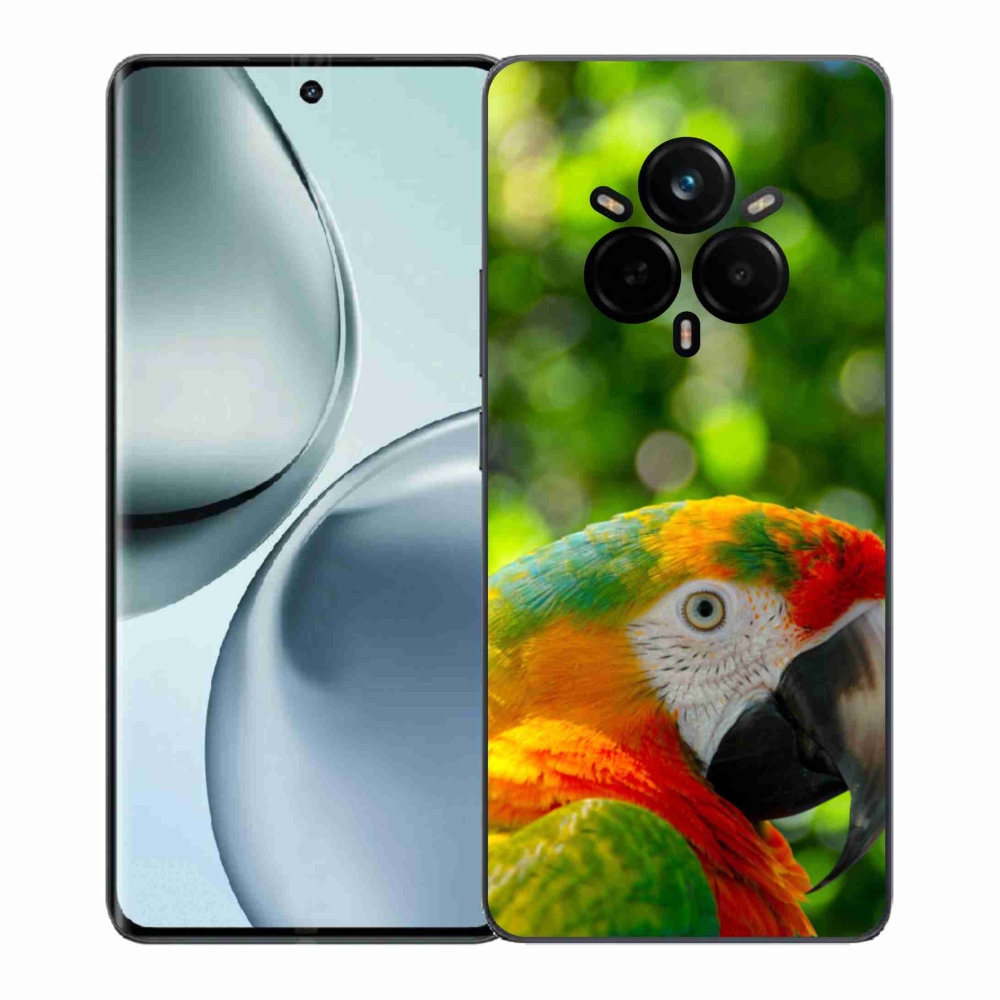 Gelový kryt mmCase na Realme 14 Pro+ 5G - papoušek ara 3