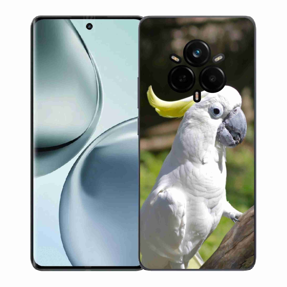 Gelový kryt mmCase na Realme 14 Pro+ 5G - papoušek kakadu 2