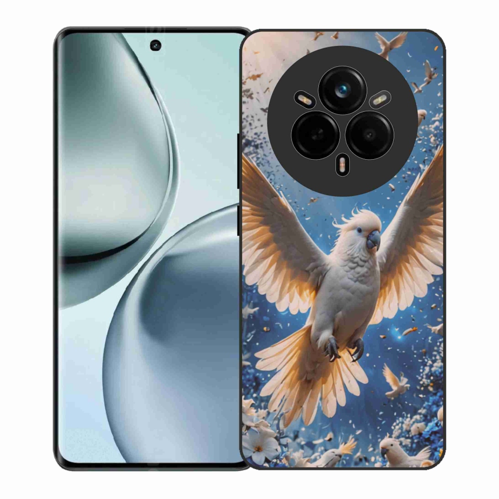 Gelový kryt mmCase na Realme 14 Pro+ 5G - papoušek kakadu