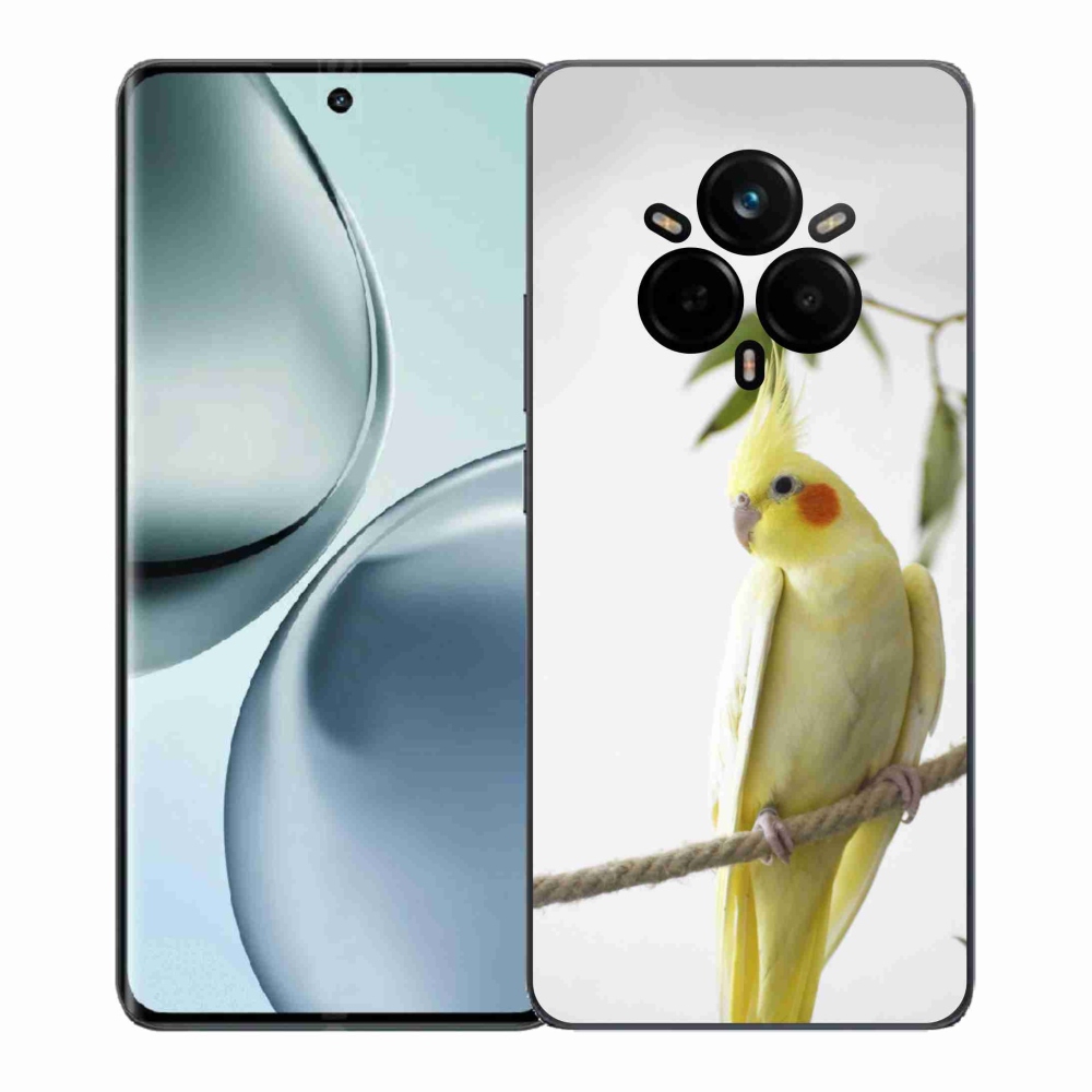 Gelový kryt mmCase na Realme 14 Pro 5G - papoušek korela chocholatá