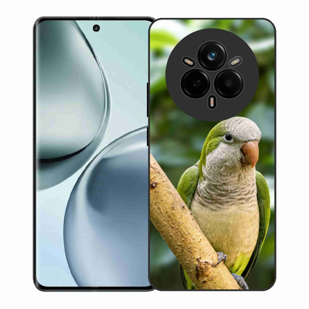 Gelový kryt mmCase na Realme 14 Pro+ 5G - papoušek mníšek