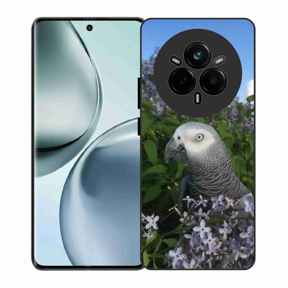 Gelový kryt mmCase na Realme 14 Pro 5G - papoušek žako