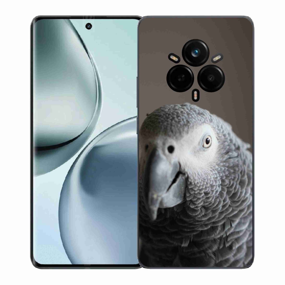 Gelový kryt mmCase na Realme 14 Pro 5G - papoušek žako 2