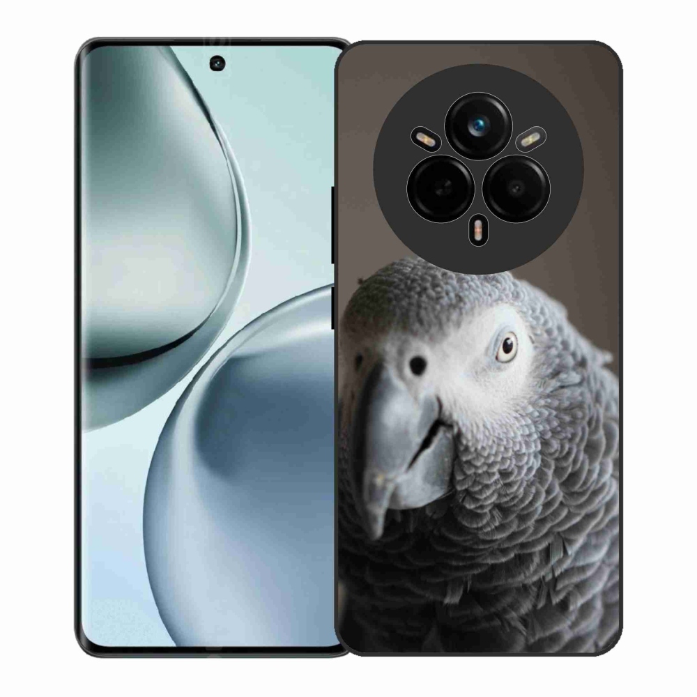 Gelový kryt mmCase na Realme 14 Pro+ 5G - papoušek žako 2