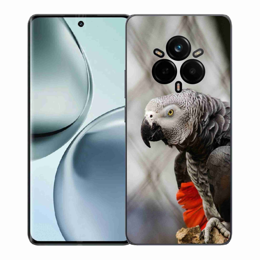 Gelový kryt mmCase na Realme 14 Pro 5G - papoušek žako 3