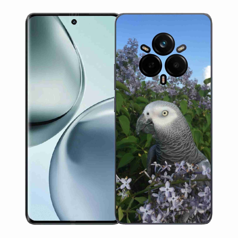 Gelový kryt mmCase na Realme 14 Pro 5G - papoušek žako