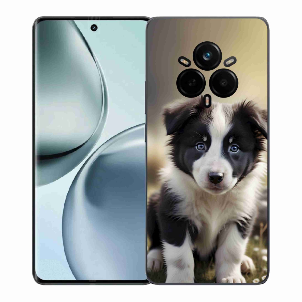Gelový kryt mmCase na Realme 14 Pro+ 5G - roztomilá border kolie