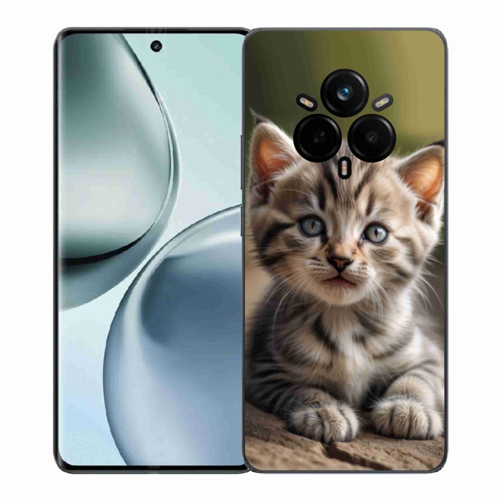 Gelový kryt mmCase na Realme 14 Pro+ 5G - roztomilé kotě 9