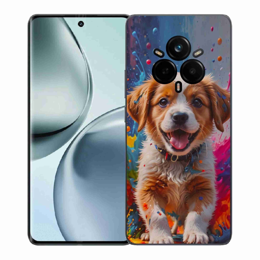 Gelový kryt mmCase na Realme 14 Pro 5G - roztomilé štěně 3