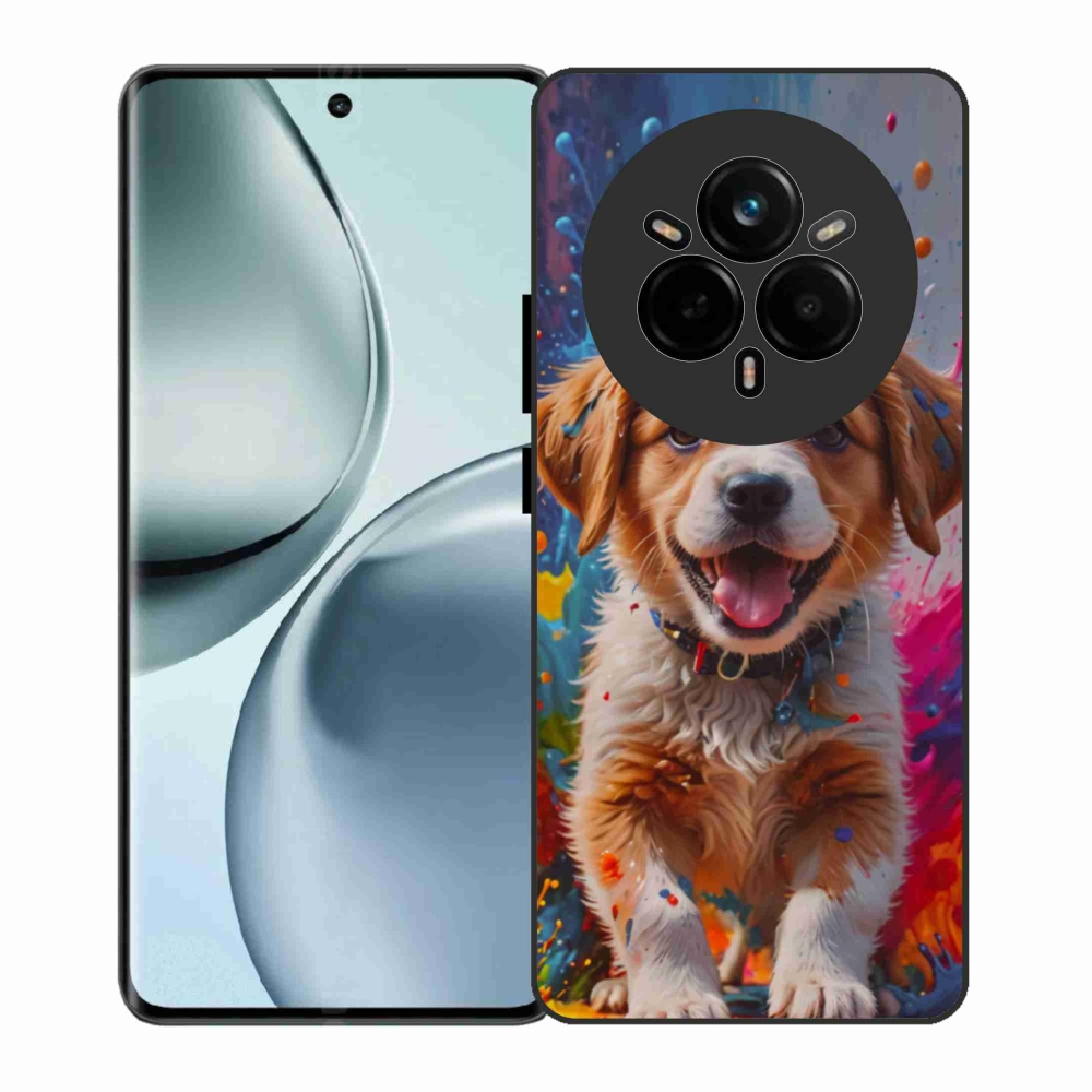 Gelový kryt mmCase na Realme 14 Pro 5G - roztomilé štěně 3