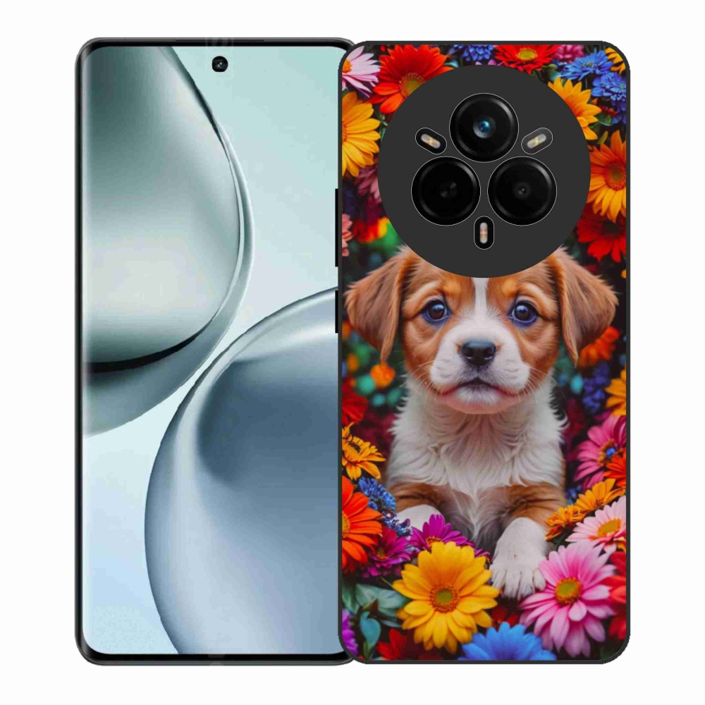 Gelový kryt mmCase na Realme 14 Pro+ 5G - roztomilé štěně