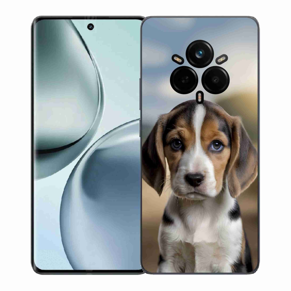 Gelový kryt mmCase na Realme 14 Pro+ 5G - roztomilý bígl