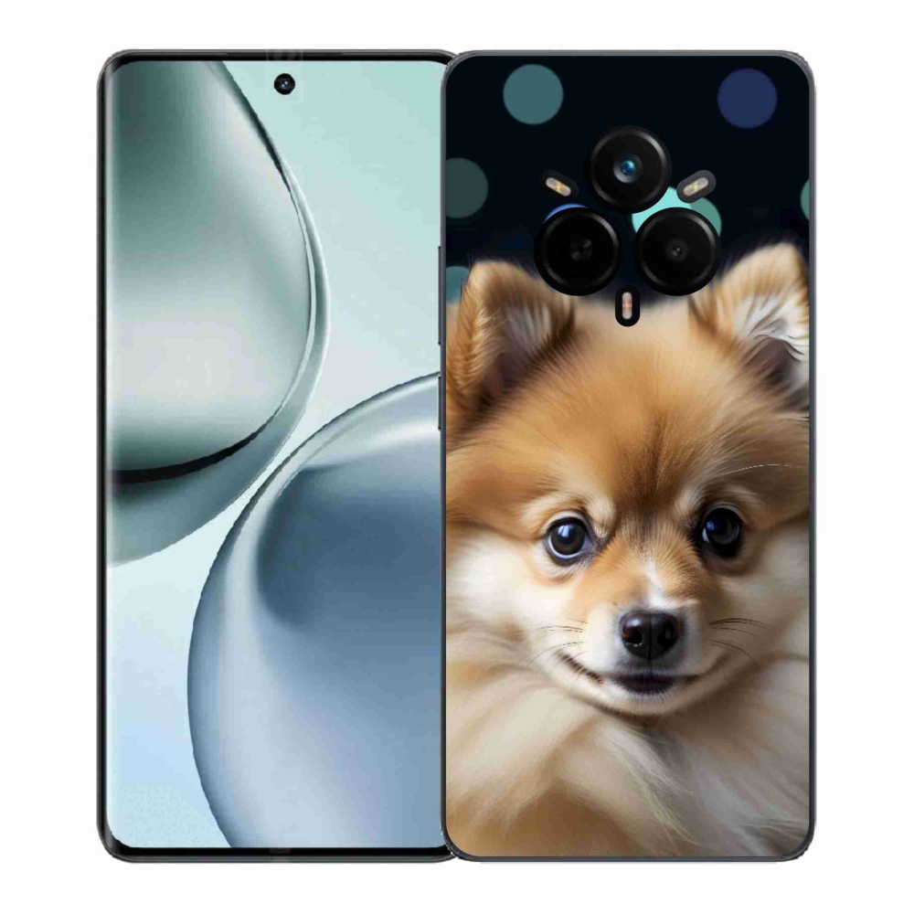 Gelový kryt mmCase na Realme 14 Pro+ 5G - roztomilý pomeranian
