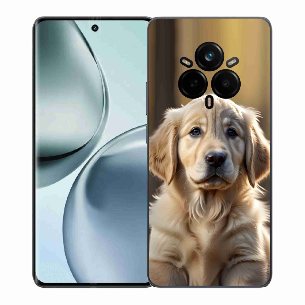 Gelový kryt mmCase na Realme 14 Pro 5G - roztomilý zlatý retrívr