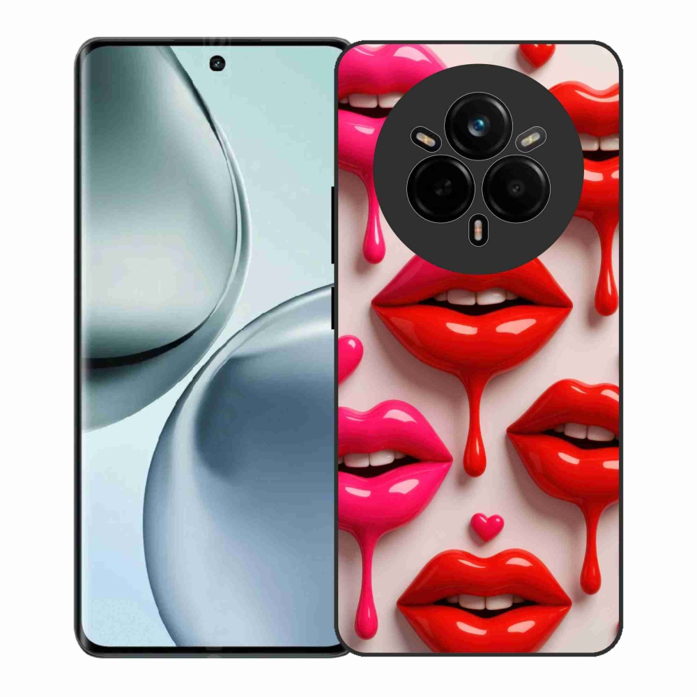 Gelový kryt mmCase na Realme 14 Pro+ 5G - rty 2