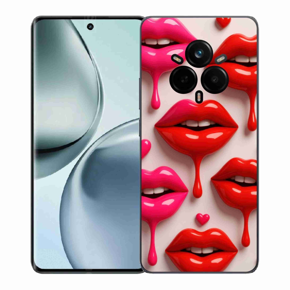 Gelový kryt mmCase na Realme 14 Pro 5G - rty 2