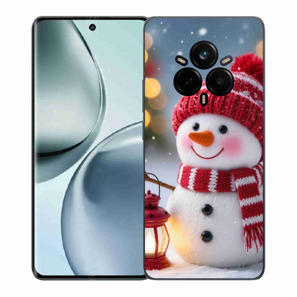 Gelový kryt mmCase na Realme 14 Pro 5G - sněhulák 2