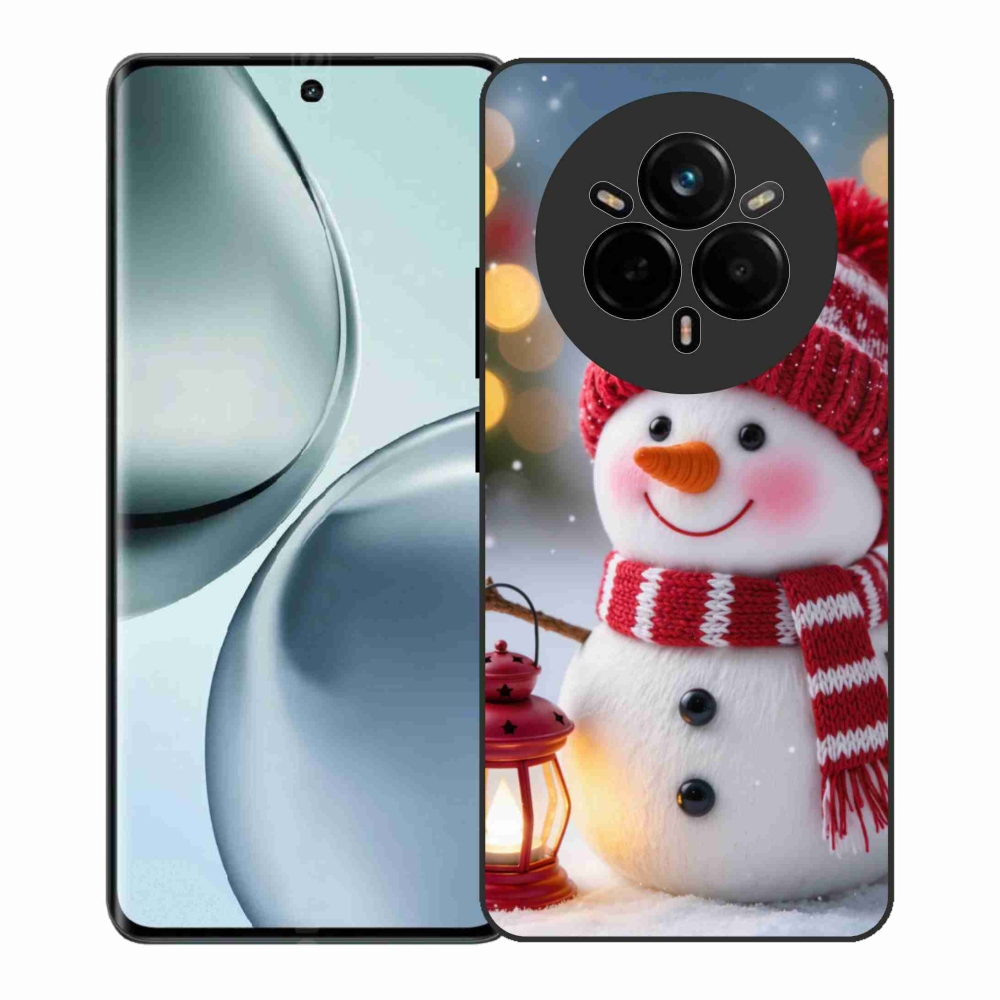 Gelový kryt mmCase na Realme 14 Pro+ 5G - sněhulák 2