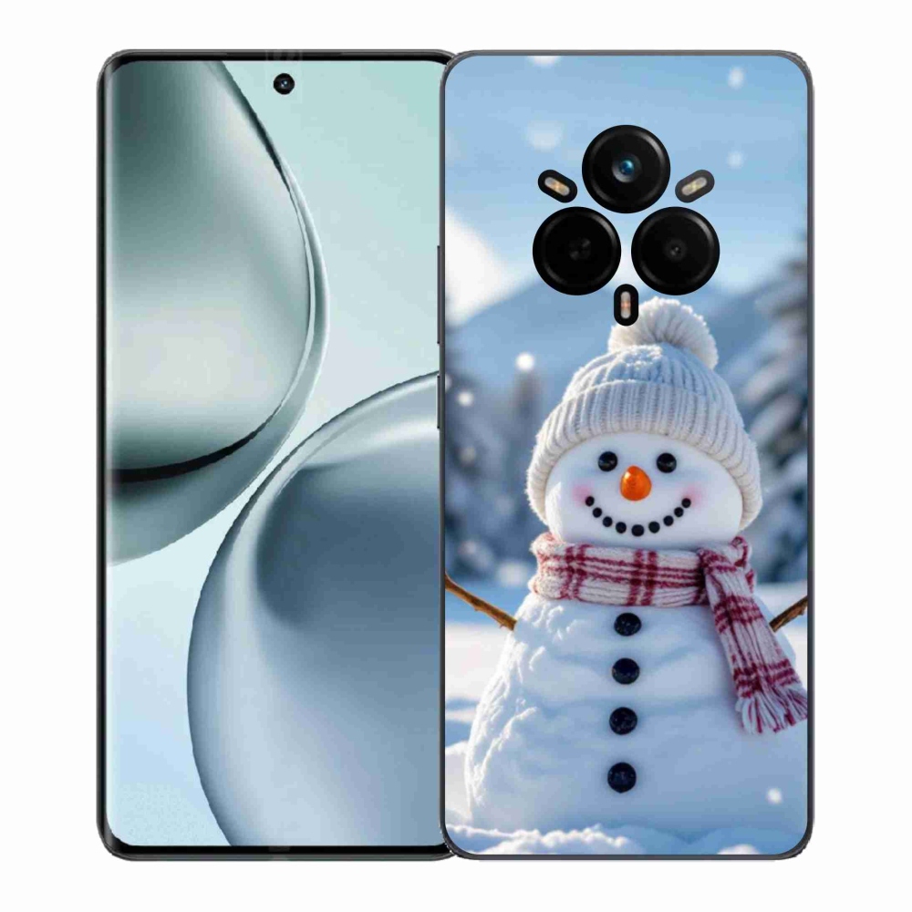Gelový kryt mmCase na Realme 14 Pro 5G - sněhulák 3