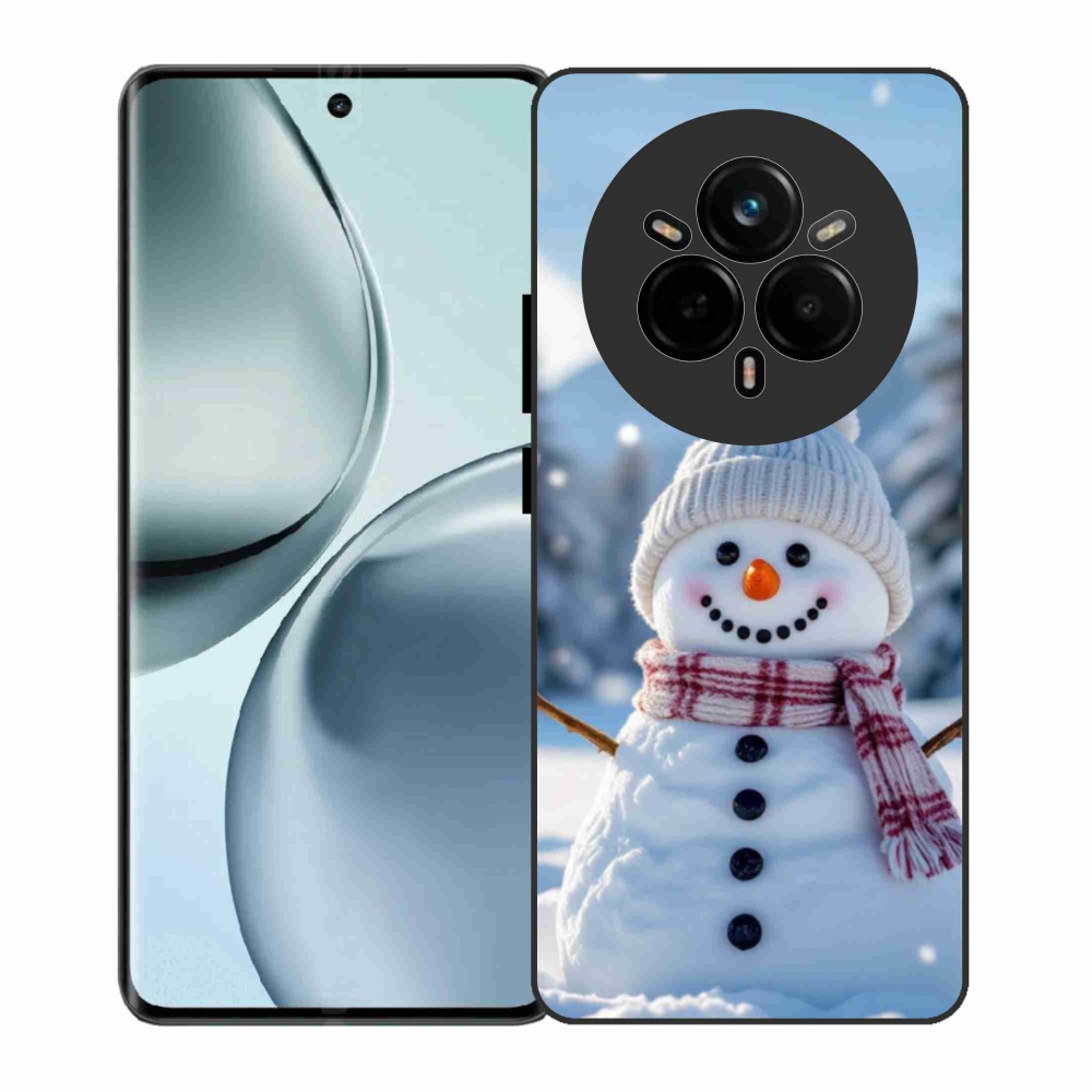 Gelový kryt mmCase na Realme 14 Pro 5G - sněhulák 3