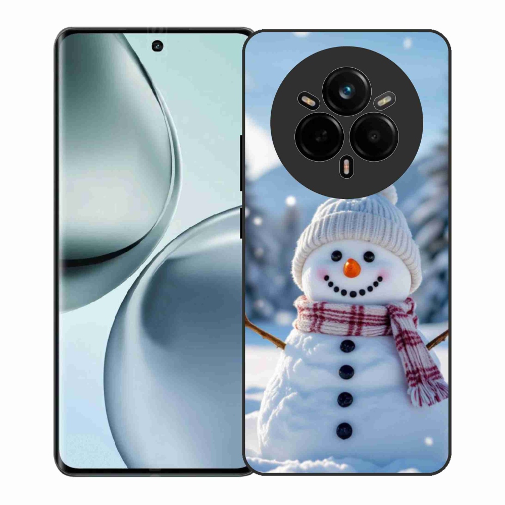 Gelový kryt mmCase na Realme 14 Pro+ 5G - sněhulák 3