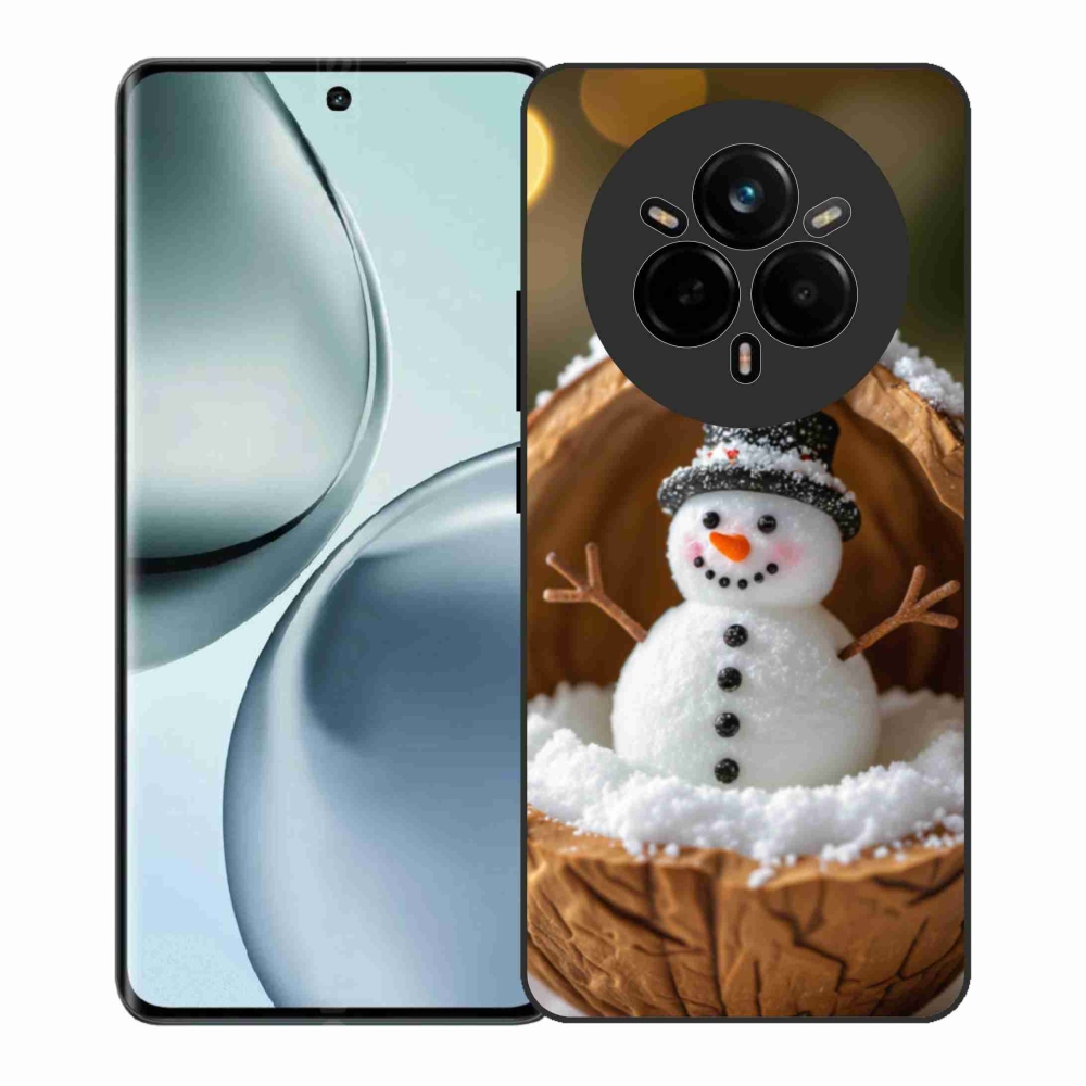 Gelový kryt mmCase na Realme 14 Pro+ 5G - sněhulák 4