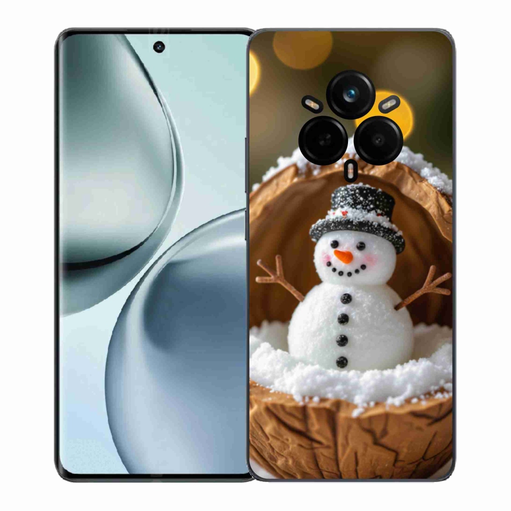 Gelový kryt mmCase na Realme 14 Pro 5G - sněhulák 4