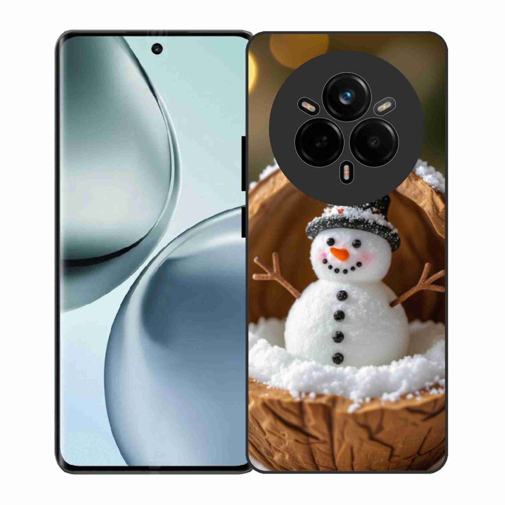 Gelový kryt mmCase na Realme 14 Pro 5G - sněhulák 4