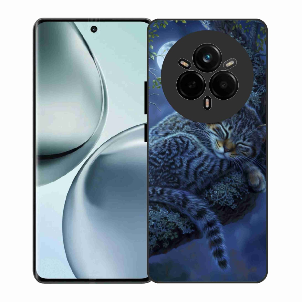 Gelový kryt mmCase na Realme 14 Pro 5G - spící kočka