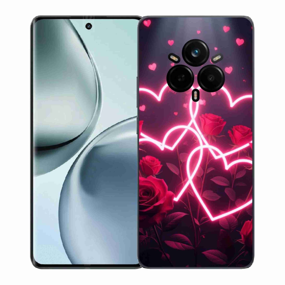Gelový kryt mmCase na Realme 14 Pro+ 5G - srdce lásky