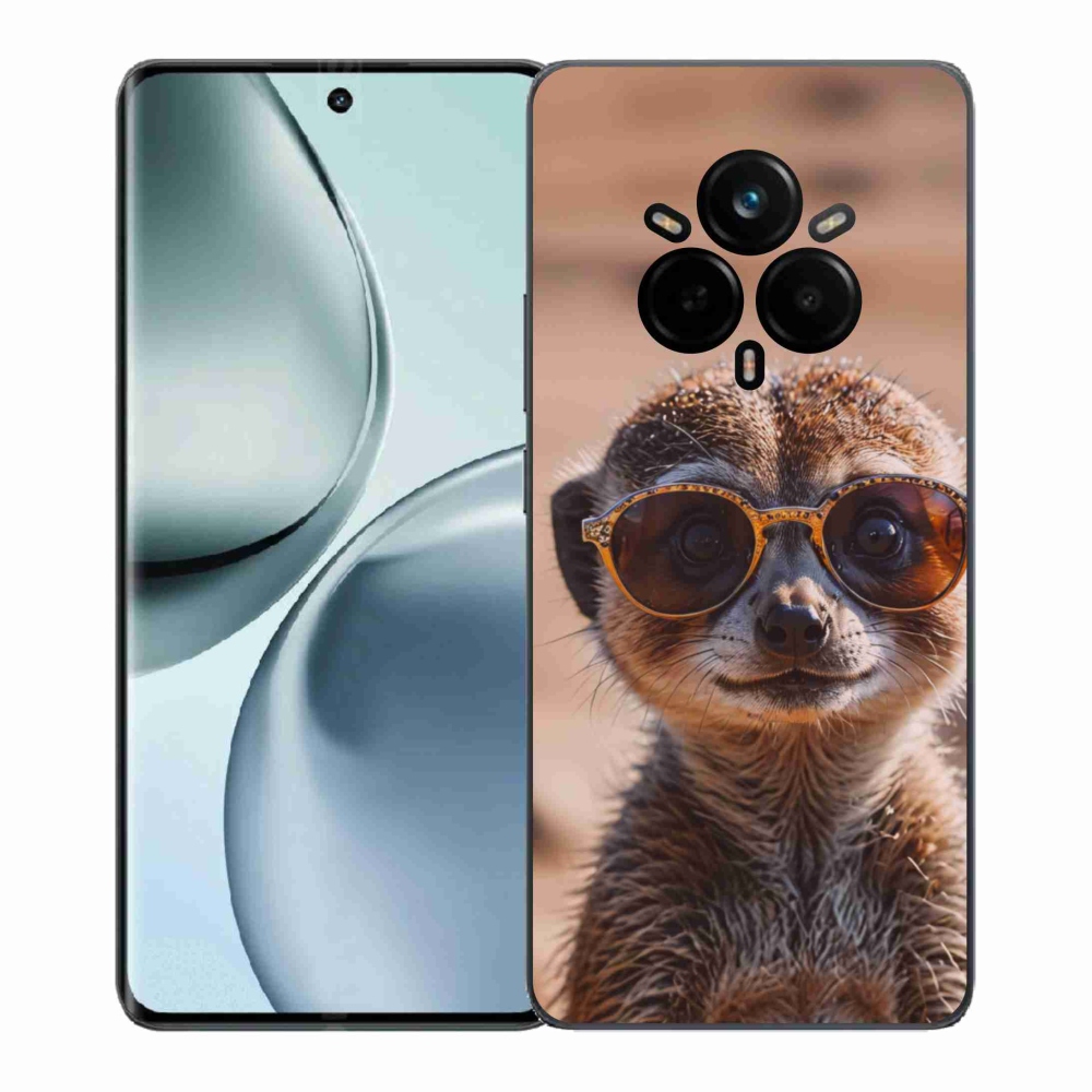 Gelový kryt mmCase na Realme 14 Pro 5G - stylová surikata