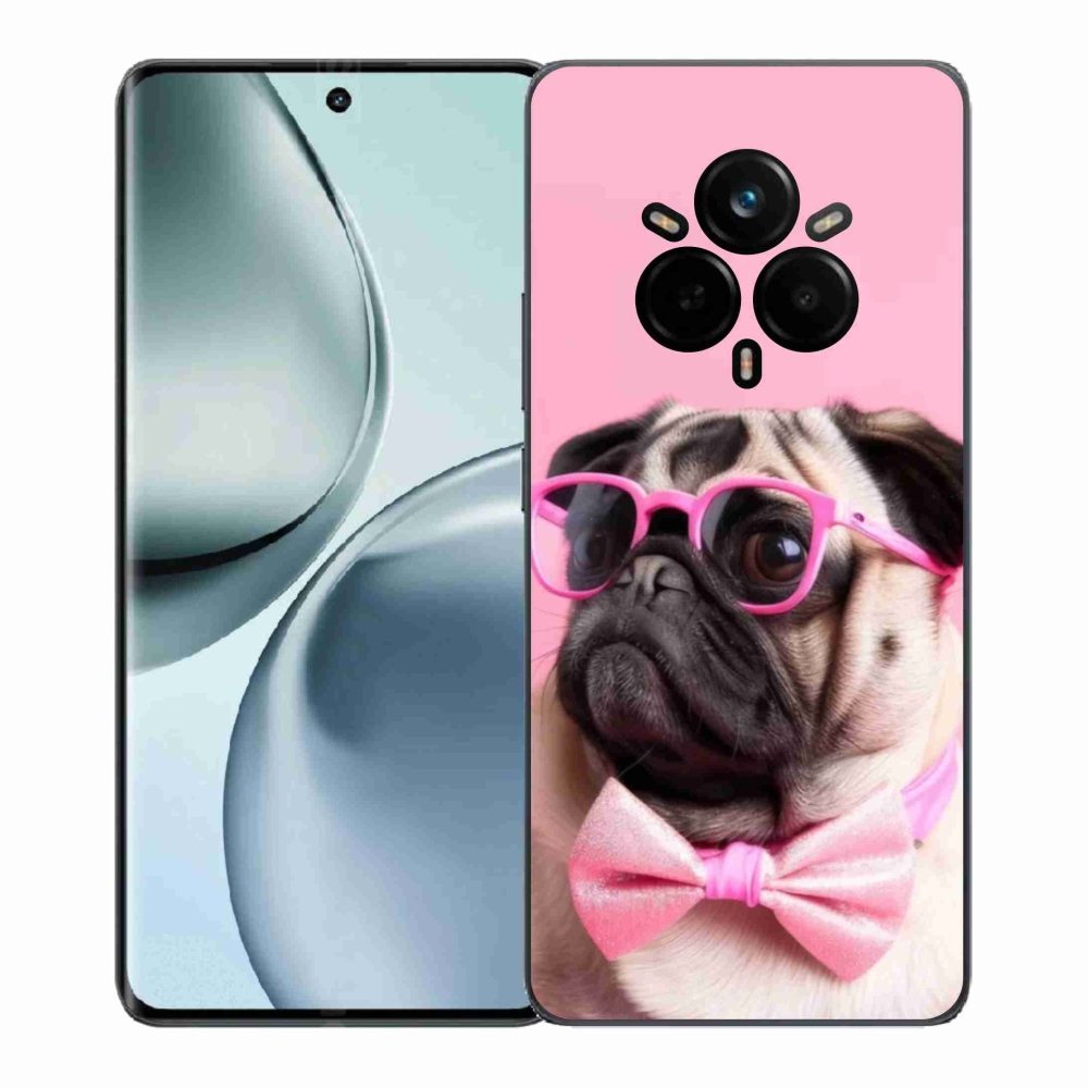 Gelový kryt mmCase na Realme 14 Pro 5G - stylový mops