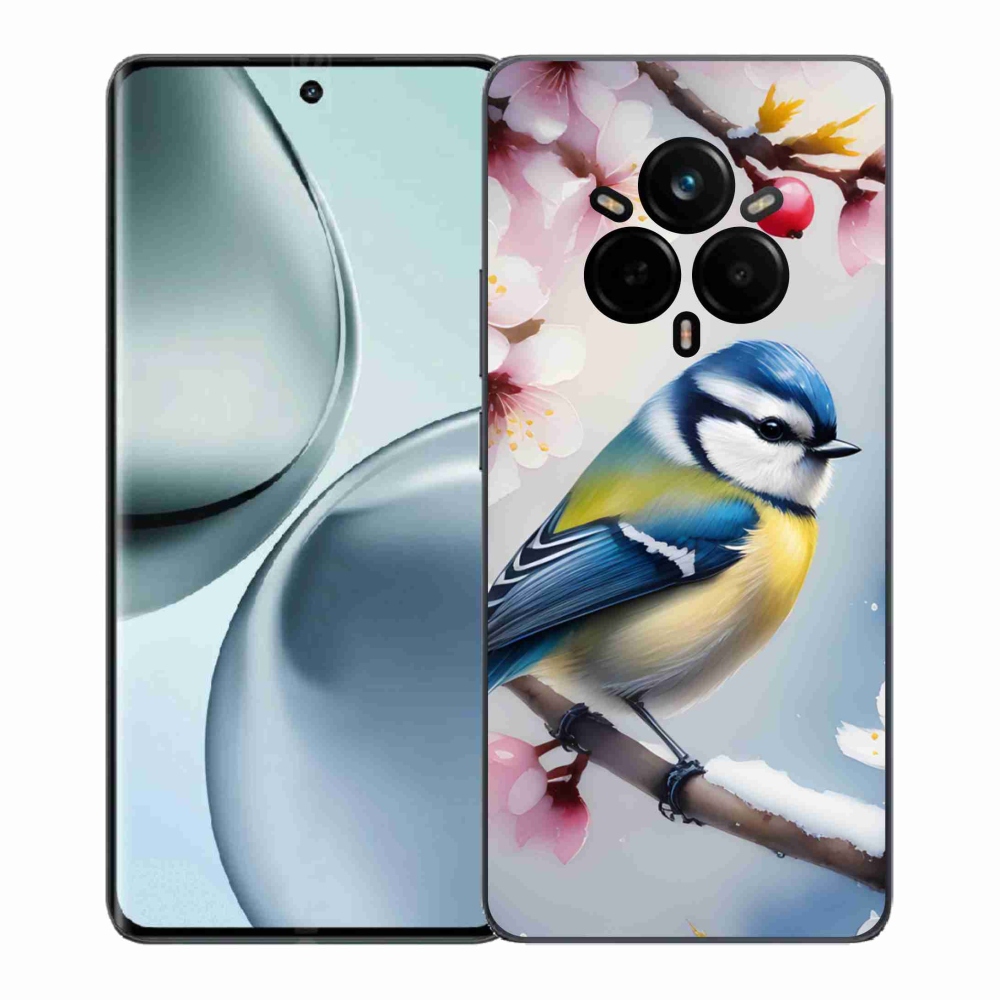 Gelový kryt mmCase na Realme 14 Pro+ 5G - sýkorka