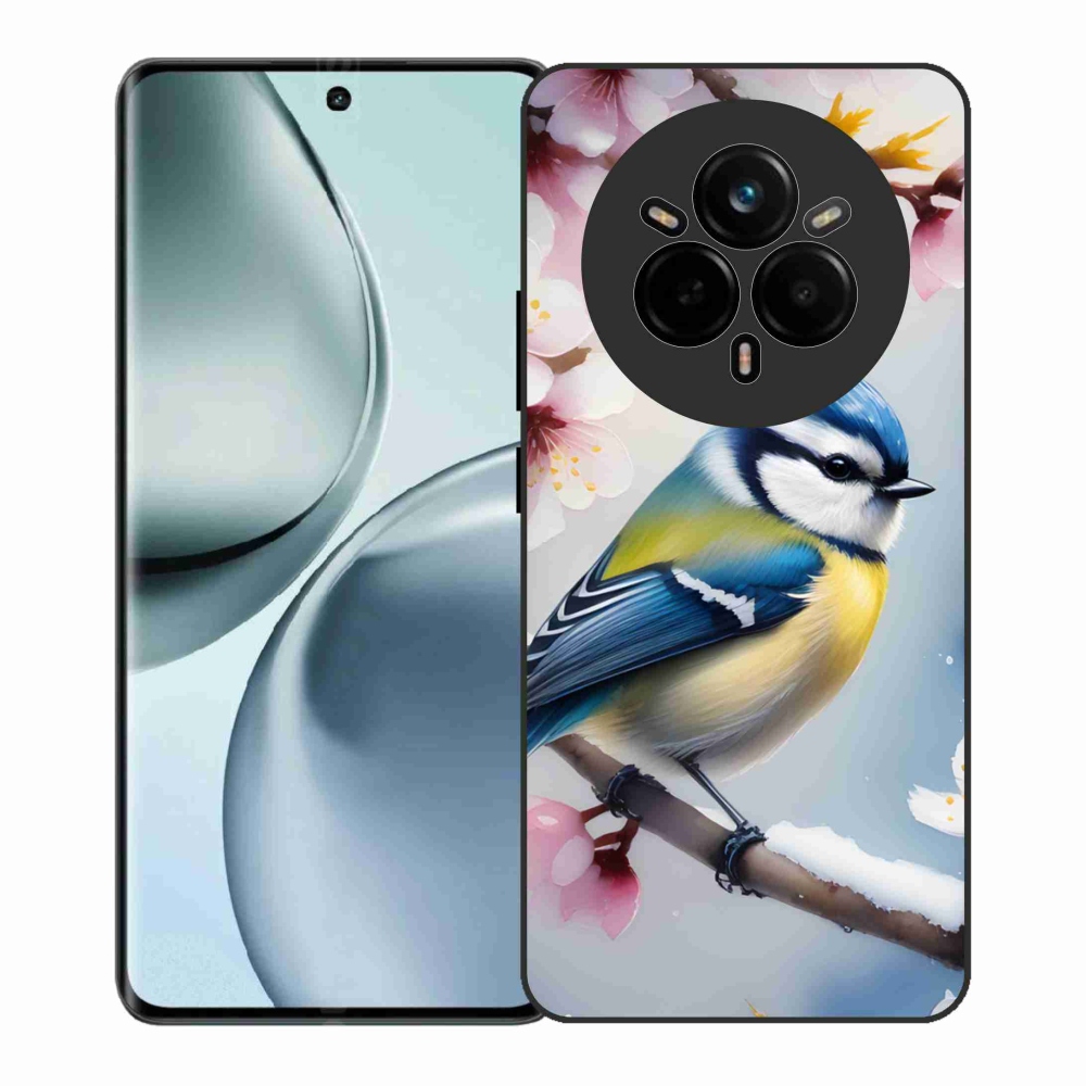 Gelový kryt mmCase na Realme 14 Pro+ 5G - sýkorka