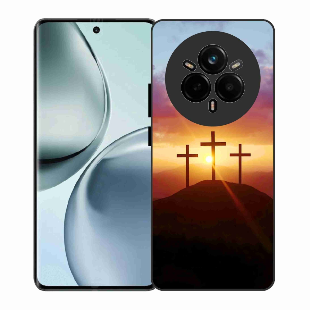 Gelový kryt mmCase na Realme 14 Pro 5G - tři kříže