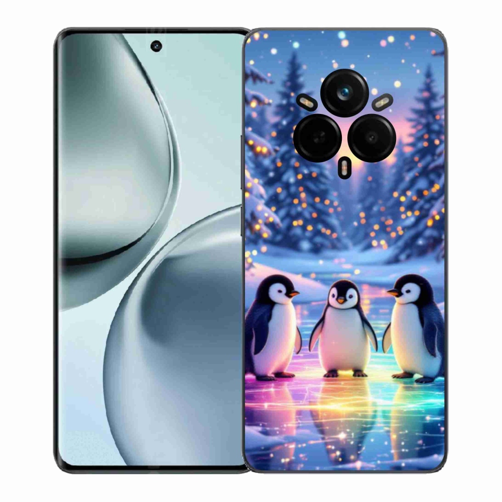 Gelový kryt mmCase na Realme 14 Pro 5G - tučnáci
