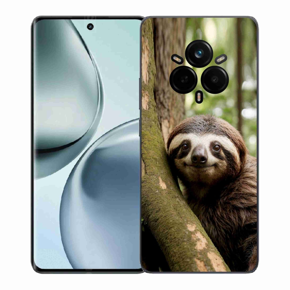 Gelový kryt mmCase na Realme 14 Pro 5G - usměvavý lenochod