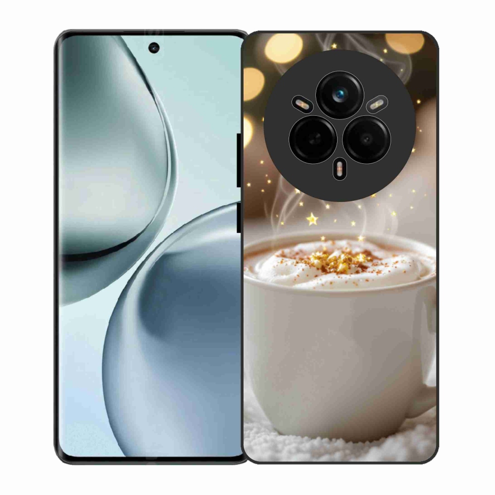Gelový kryt mmCase na Realme 14 Pro 5G - vánoční horký nápoj