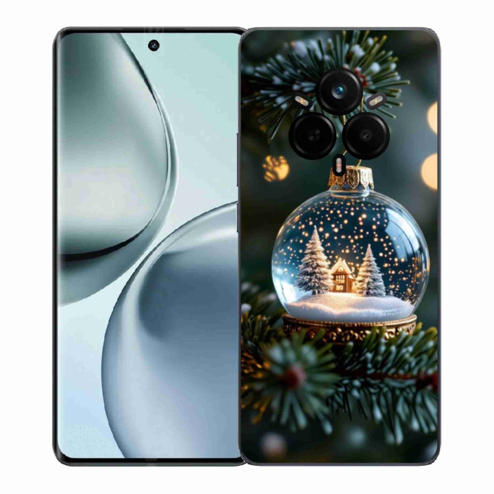 Gelový kryt mmCase na Realme 14 Pro+ 5G - vánoční koule 2