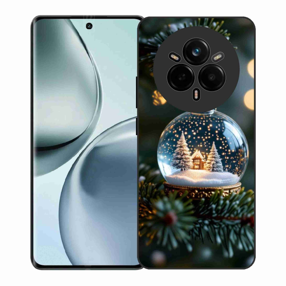 Gelový kryt mmCase na Realme 14 Pro+ 5G - vánoční koule 2