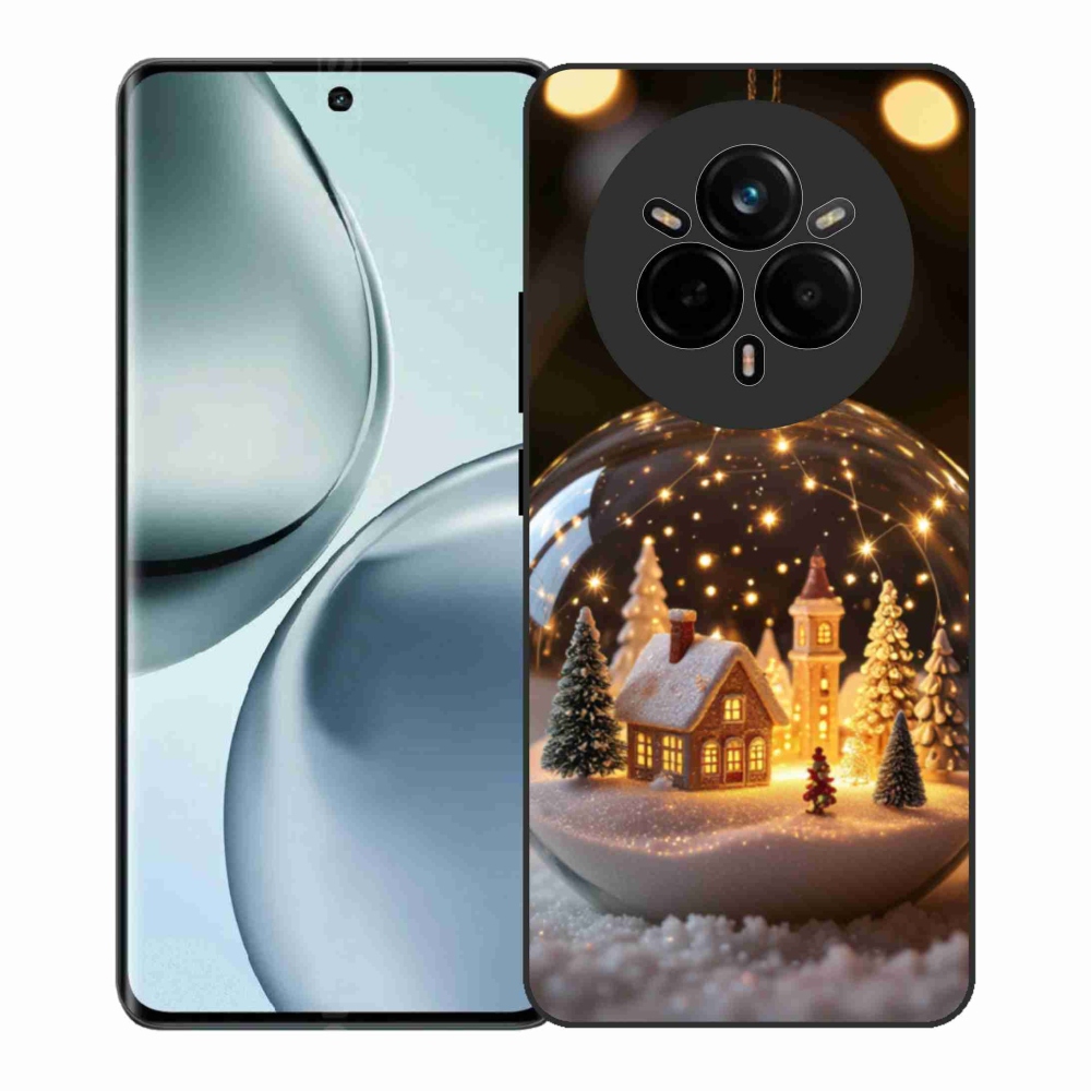 Gelový kryt mmCase na Realme 14 Pro+ 5G - vánoční koule 3
