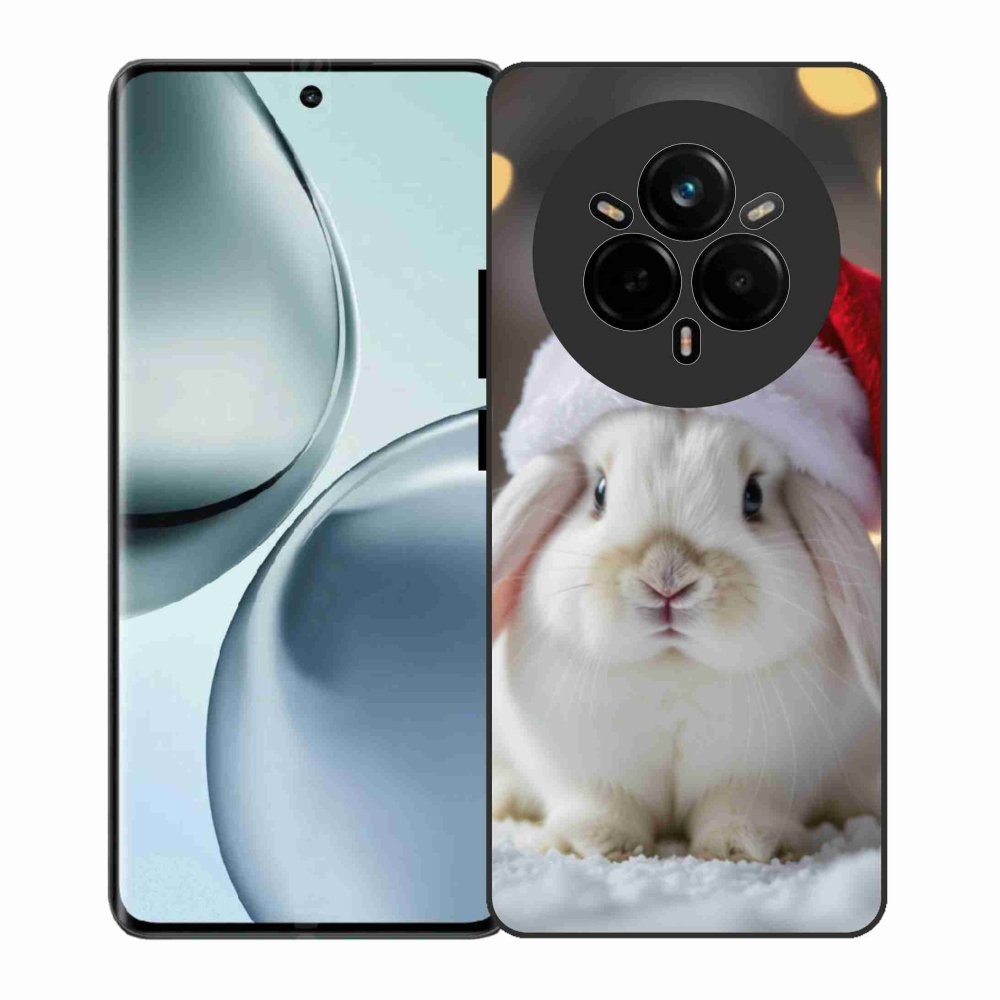 Gelový kryt mmCase na Realme 14 Pro 5G - vánoční králík