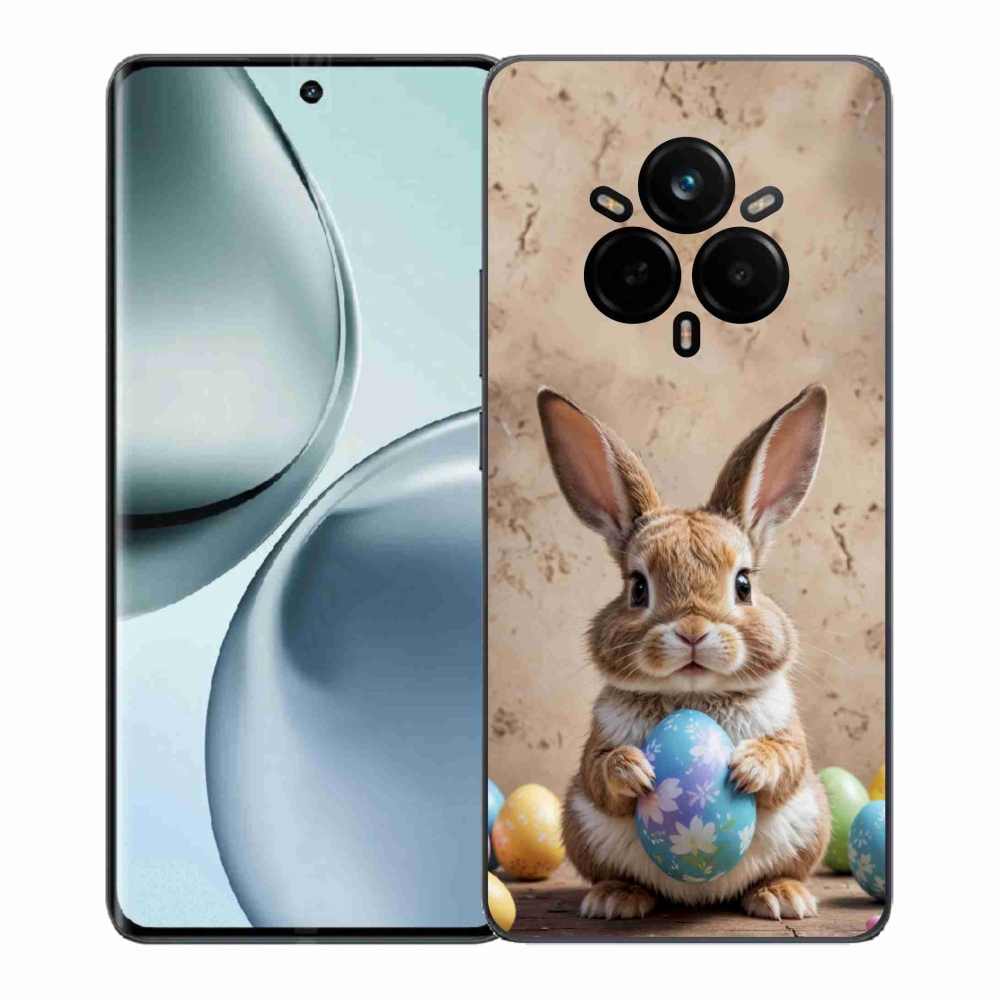 Gelový kryt mmCase na Realme 14 Pro 5G - velikonoční králíček