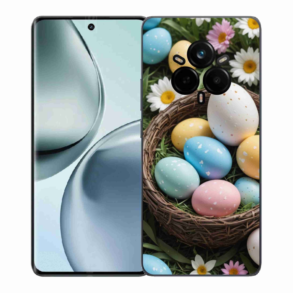 Gelový kryt mmCase na Realme 14 Pro 5G - velikonoční vajíčka 2